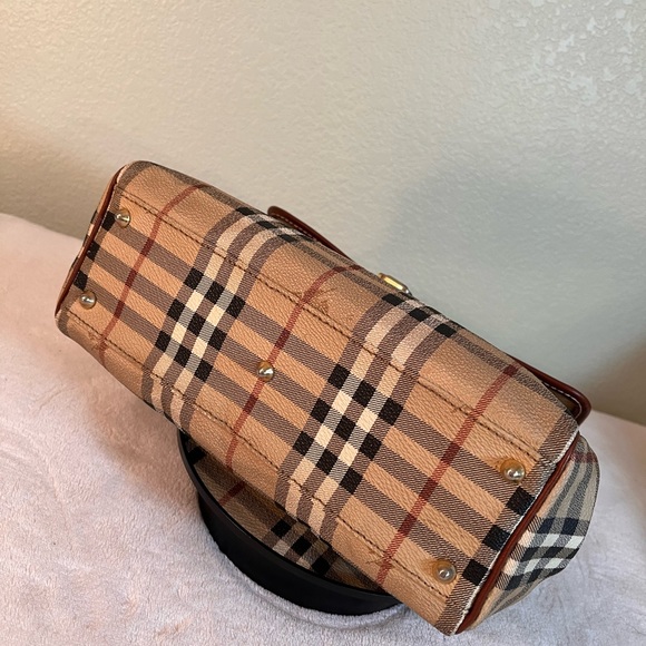 BURBERRYS VINTAGE HAYMARKET HANDBAG - Picture 6 of 8